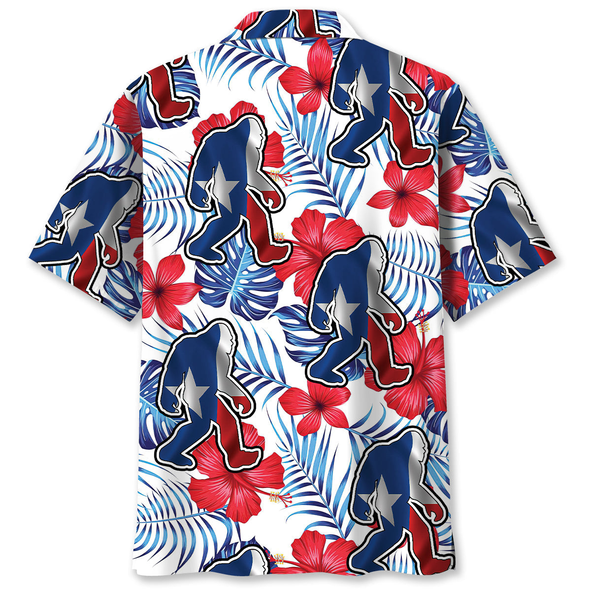 Bigfoot Texas Hawaiian Shirt