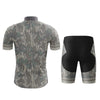 Camo Leaf Men's Cycling Jersey Set, Road Bike Cycling Kit for Men, Biking Outfit, Bicycle Suit, Team Racing Uniform