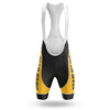 BigCrowns | Black Yellow Cycling Short Sleeve Custom Name Cycling Kit