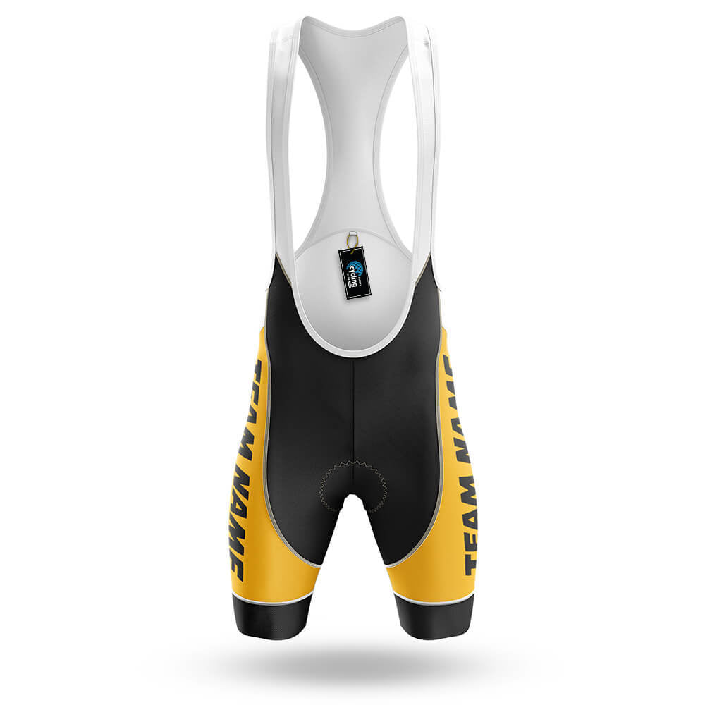 Custom Team Name M1 Yellow - Men's Cycling Kit
