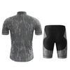 Grey Camo Men's Cycling Jersey Set, Road Bike Cycling Kit for Men, Biking Outfit, Bicycle Suit, Team Racing Uniform