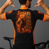 Jesus Lion King Men's Cycling Jersey Set, Road Bike Cycling Kit for Men, Biking Outfit, Bicycle Suit, Team Racing Uniform