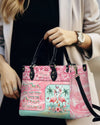 Bigcrowns SOME GIRLS ARE JUST BORN FLAMINGO LEATHER HANDBAG T2203243