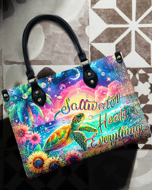 Saltwater Heals Everything Leather Handbag