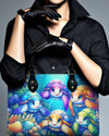 Ocean Turtles Leather Handbag