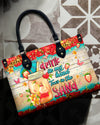 Bigcrowns DRINK IN MY HAND TOES IN THE SAND LEATHER HANDBAG N2506244