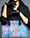 Mermaid Holographic Leather Handbag
