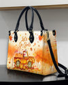 Let'S Go Girls Flamingo Leather Handbag