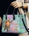 Bigcrowns AS FREE AS THE OCEAN LEATHER HANDBAG N0108244