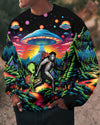 Bigfoot Alien Going Hiking All Over Print Shirt