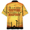 This Is My Human Costume Bigfoot Halloween Hawaiian Shirt
