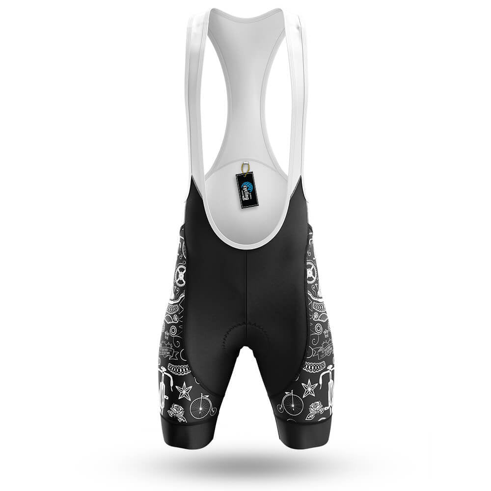 Black Tattoo Cycling Jersey - Men's Cycling Kit