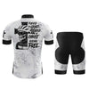 Skull Rider Fueled By Grace Men's Cycling Jersey Set, Road Bike Cycling Kit for Men, Biking Outfit, Bicycle Suit, Team Racing Uniform