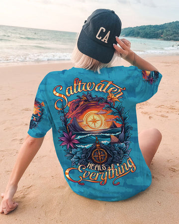 SALTWATER HEALS EVERYTHING COMPASS ALL OVER PRINT - TLTW1906233