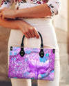 Beach Girl Mermaid Leather Handbag