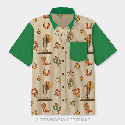 Age Of The Cowboy Button Up Shirts