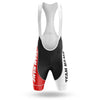BigCrowns | Red White Cycling Short Sleeve Custom Name Cycling Kit
