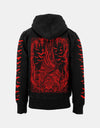 Satan Bat Wing Print Sweatshirt