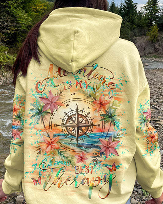 ADVENTURE IS MY BEST THERAPY COMPASS ALL OVER PRINT - YHHG0210234