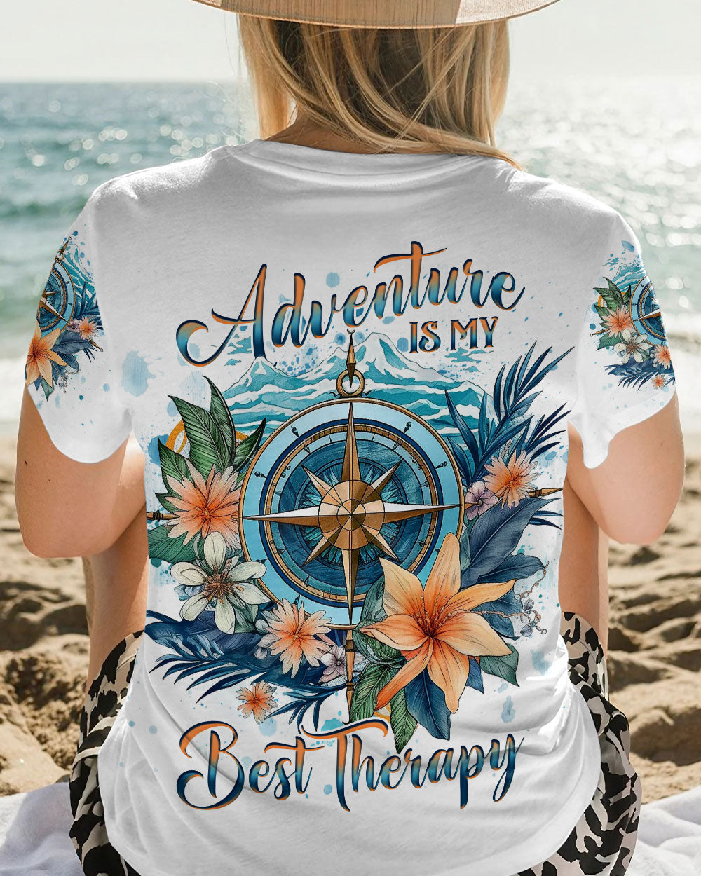 ADVENTURE IS MY BEST THERAPY COMPASS ALL OVER PRINT - YHHG2905231