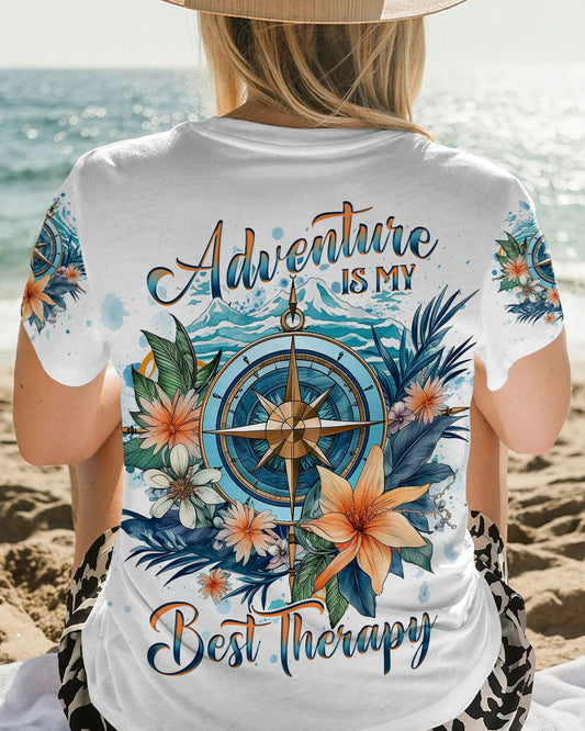 ADVENTURE IS MY BEST THERAPY COMPASS ALL OVER PRINT - YHHG2905231