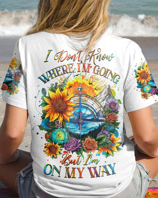 I DON'T KNOW WHERE I'M GOING COMPASS ALL OVER PRINT - YHHG1306233