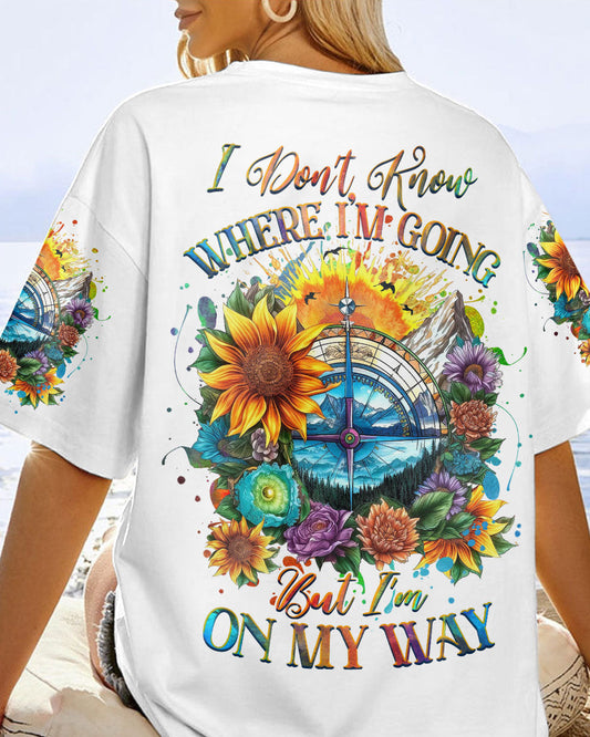 I DON'T KNOW WHERE I'M GOING COMPASS ALL OVER PRINT - YHHG1306233