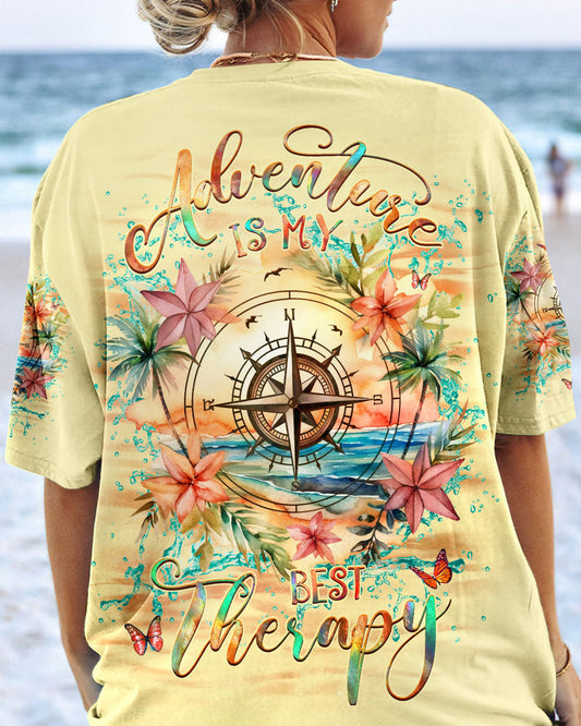 ADVENTURE IS MY BEST THERAPY COMPASS ALL OVER PRINT - YHHG0210234