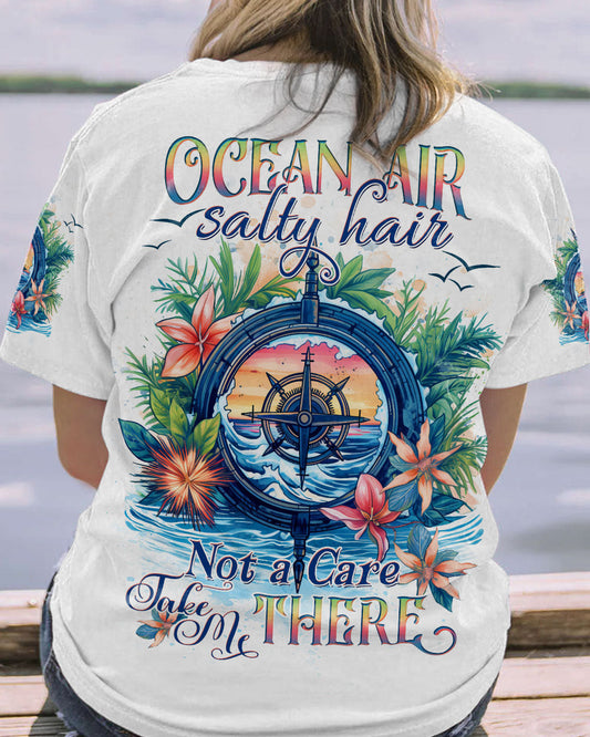 OCEAN AIR SALTY HAIR COMPASS ALL OVER PRINT - YHDU2605231