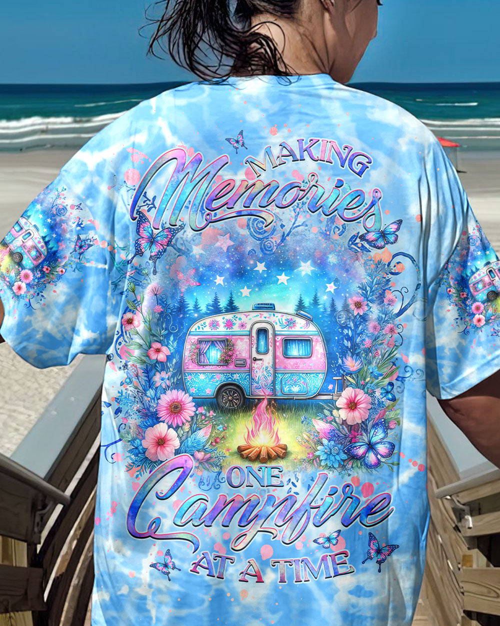 MAKING MEMORIES ONE CAMPFIRE AT A TIME ALL OVER PRINT - YHHG1604242