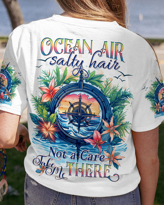 OCEAN AIR SALTY HAIR COMPASS ALL OVER PRINT - YHDU2605231