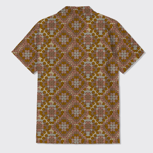 Bohemian Puzzle Button Up Shirts