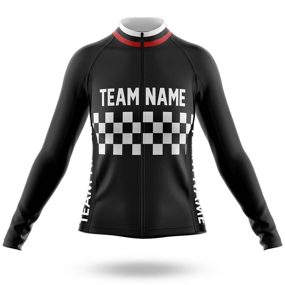 Custom Team Name M7 Black - Women's Cycling Kit