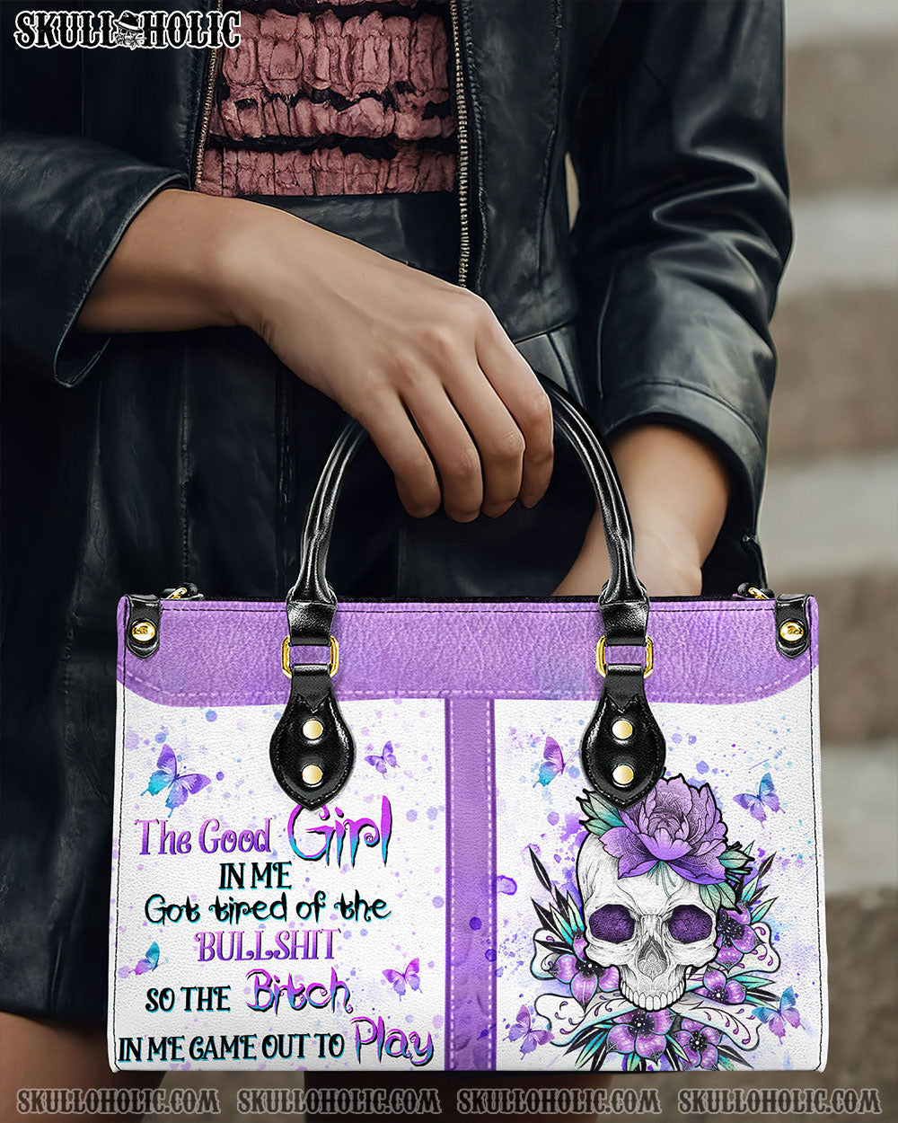 THE GOOD GIRL IN ME LEATHER HANDBAG - YHHN2703241