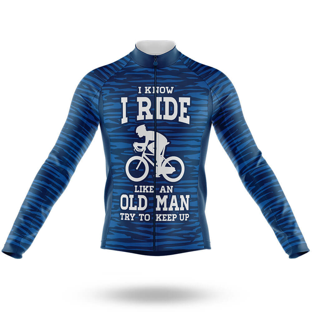 I Ride Like An Old Man V6 - Men's Cycling Kit