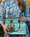 Smell The Sea Feel The Breeze Leather Handbag