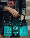 HELLO DARKNESS MY OLD FRIEND LEATHER HANDBAG - YHLN2603242