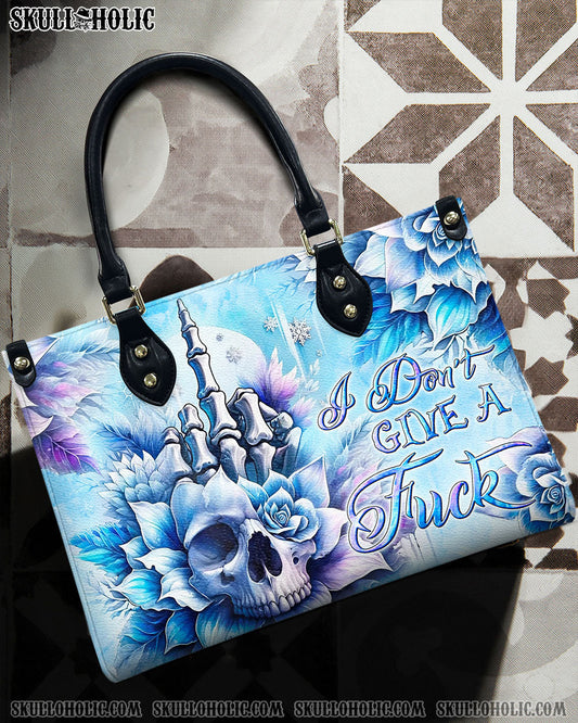 I DON'T GIVE A F LEATHER HANDBAG - YHLN1006243