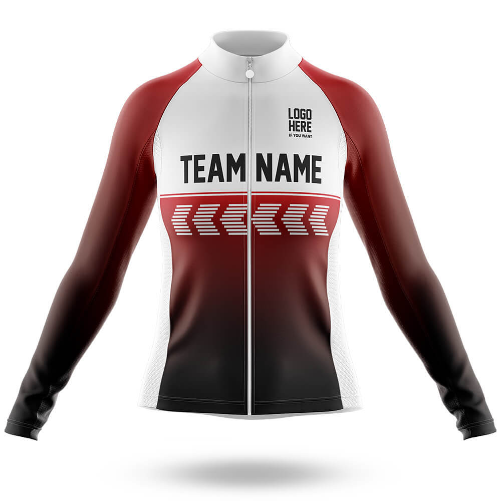 Custom Team Name S4 Red - Women's Cycling Kit