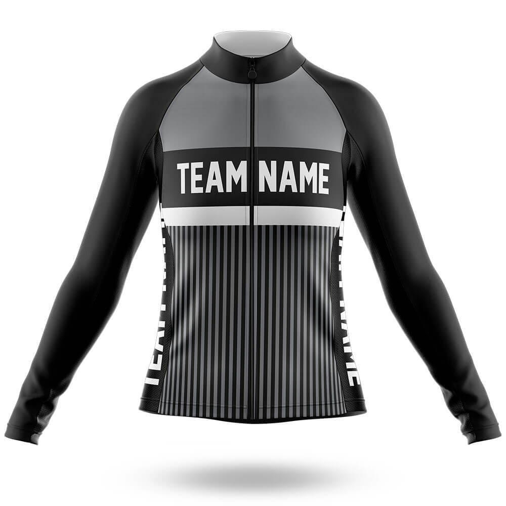 Custom Team Name M6 Grey - Women's Cycling Kit