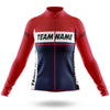Custom Team Name M1 Red - Women's Cycling Kit