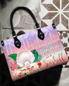 Bigcrowns I'M PRETTY SURE MY BIRTHSTONE IS A SEASHELL LEATHER HANDBAG N1806241