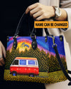 Colorful Camping Leather Handbag