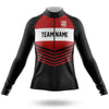 Custom Team Name V20 Red - Women's Cycling Kit