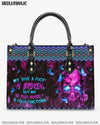 MY GIVE A F IS BROKEN LEATHER HANDBAG - YHHN2603243