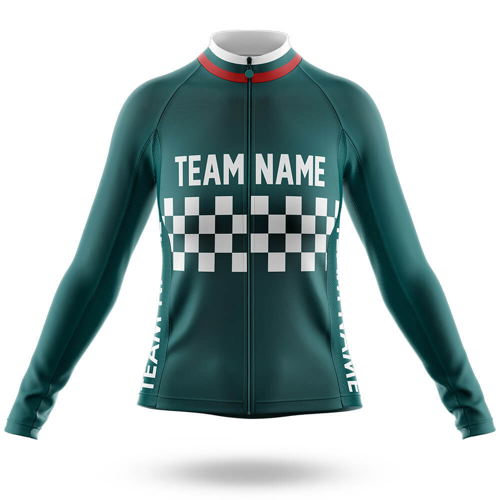 Custom Team Name M7 Green - Women's Cycling Kit
