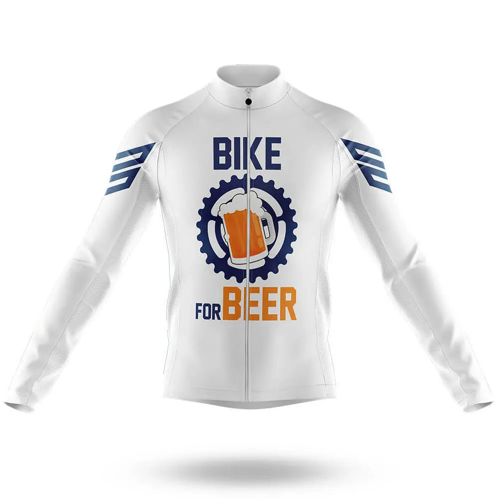Bike For Beer V3 - White - Men's Cycling Kit