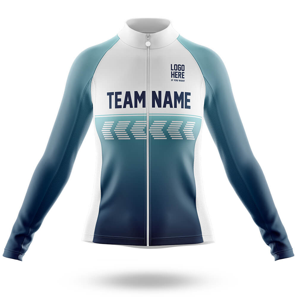Custom Team Name S4 Blue - Women's Cycling Kit