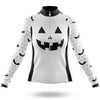 Pumpkin Face - White - Women's Cycling Kit