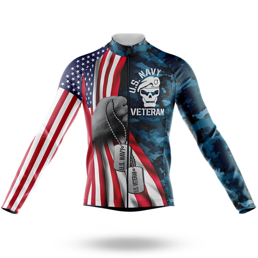 US Navy Veteran Flag - Men's Cycling Kit